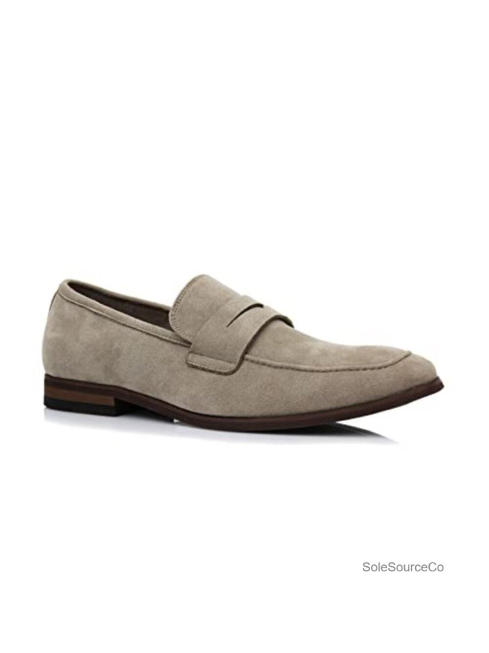 Mens Penny Loafers Slip-On Driving Mocc Faux Suede Dress Casual
